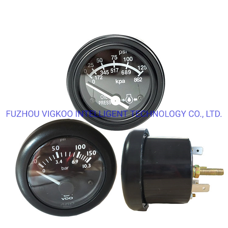 52mm 12V Oil Pressure Meter for Generator Parts Oil Pressure Gauge