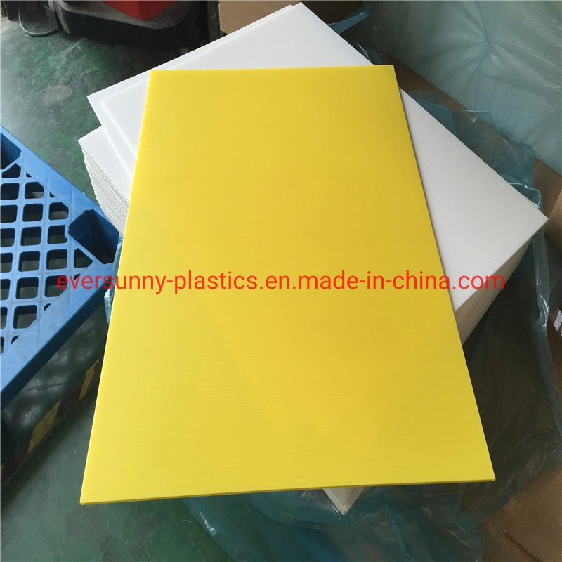 7mm 8mm 9mm 10mm White PP Hollow Corrugated Plastic Sheet