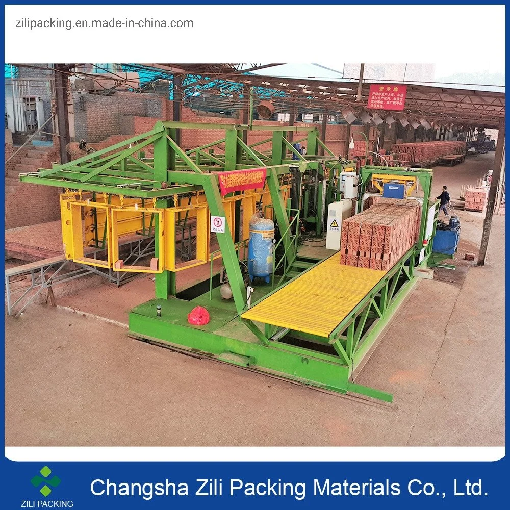 Automatic Concrete Brick Blocks Packing Machine for Auto Brick Project