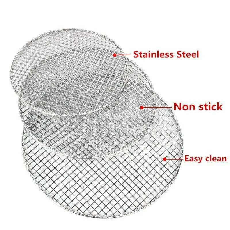 Barbecue Wire Mesh Baking Rack or Disposal BBQ Grill Netting