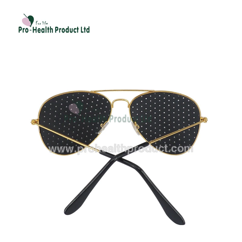 Metal Frame New Black Pinhole Sunglasses Pinhole Glasses With Full Hole