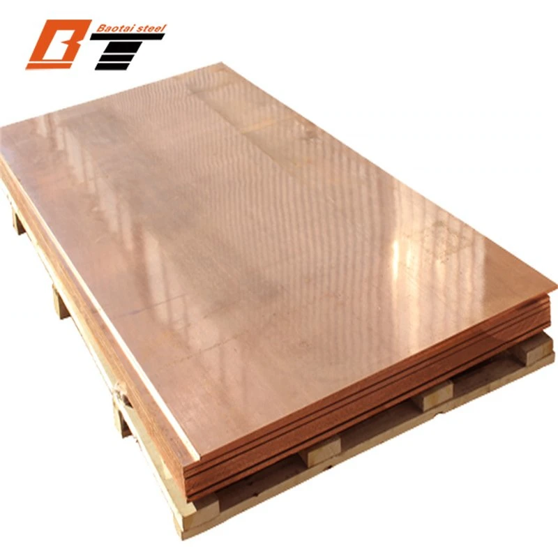 0.1~30mm Copper Sheet 99.99 Pure Copper Price Professional Manufacturer Chinese Manufacturer Pure Copper Grade and Non-Alloy or 99.9% Purity Copper Plate Sheet