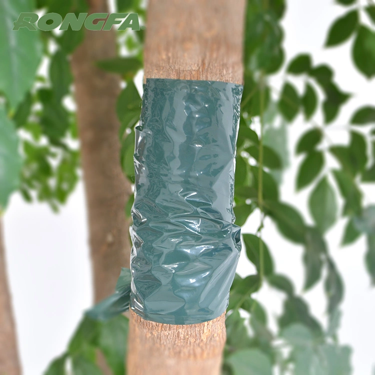 Grüne Farbe 3" Garten Blumenkurz Wrap Floristen Material HDPE Kunststoff-Band Mit Blumenmuster