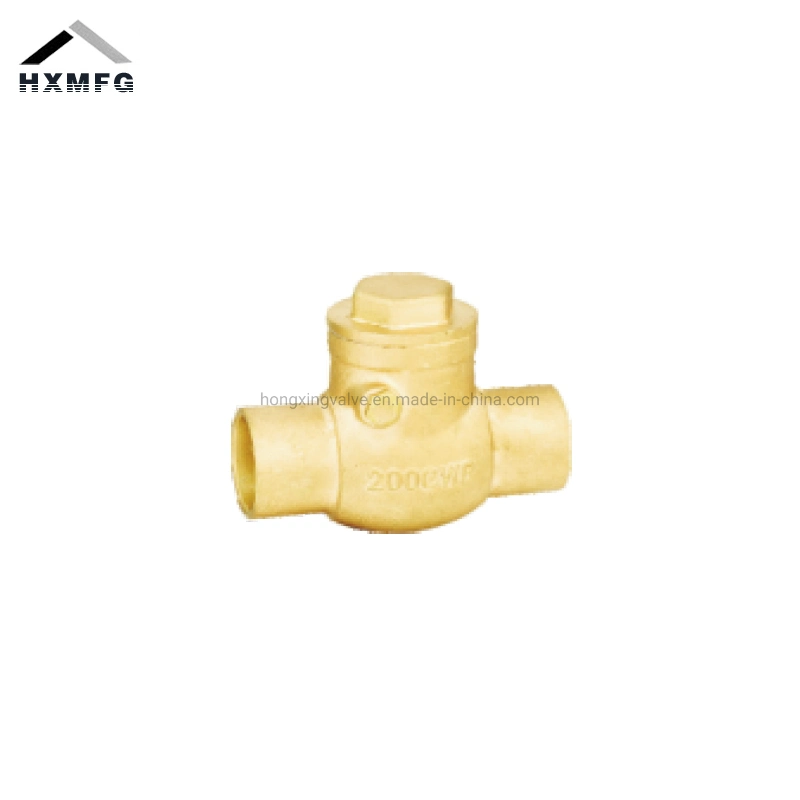 Female Brass Metal to Metal Seal Swing Check Valve