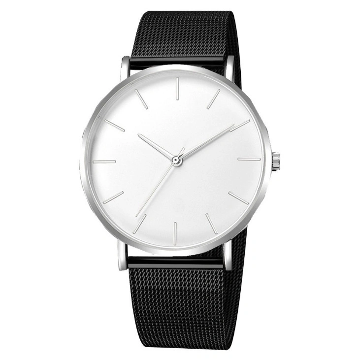 Moda Red simple hombres′ S Relojes amantes′ Mayoristas Acero inoxidable Relojes de Cuarzo