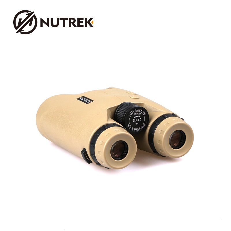 Nutrek Optics 2000m Measuring Hunting 8X42mm Roof Binocular Laser Rangefinder