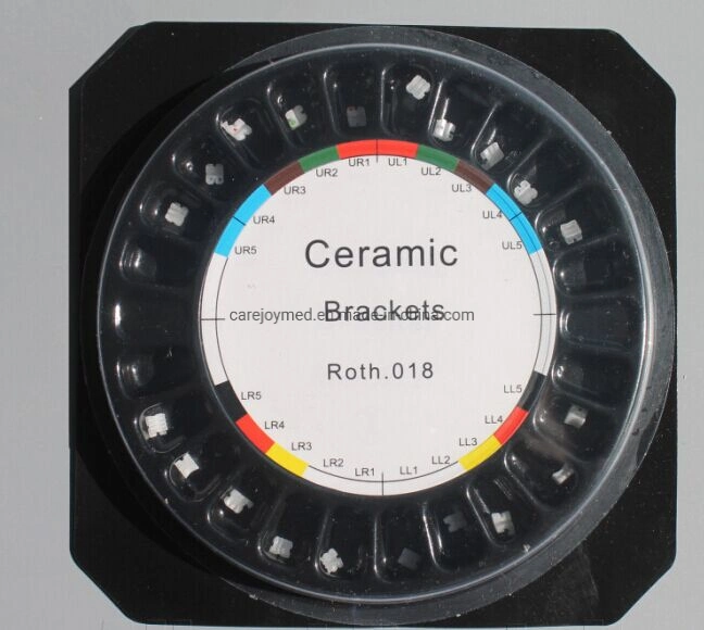 Roth Dental Ortodoncia Gridding claro las llaves de la ranura transparente 18"el soporte de cerámica dental