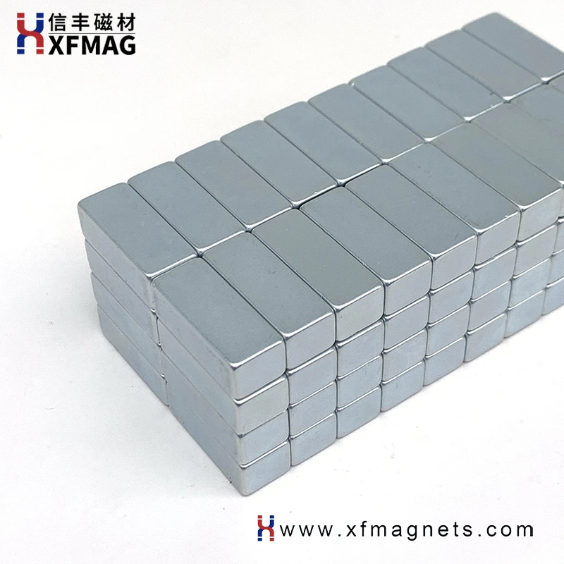 Zn-Beschichtung Seltene Erden Blockmagnet Permanenter Starker Rechteckmagnet Magnetische Produkte