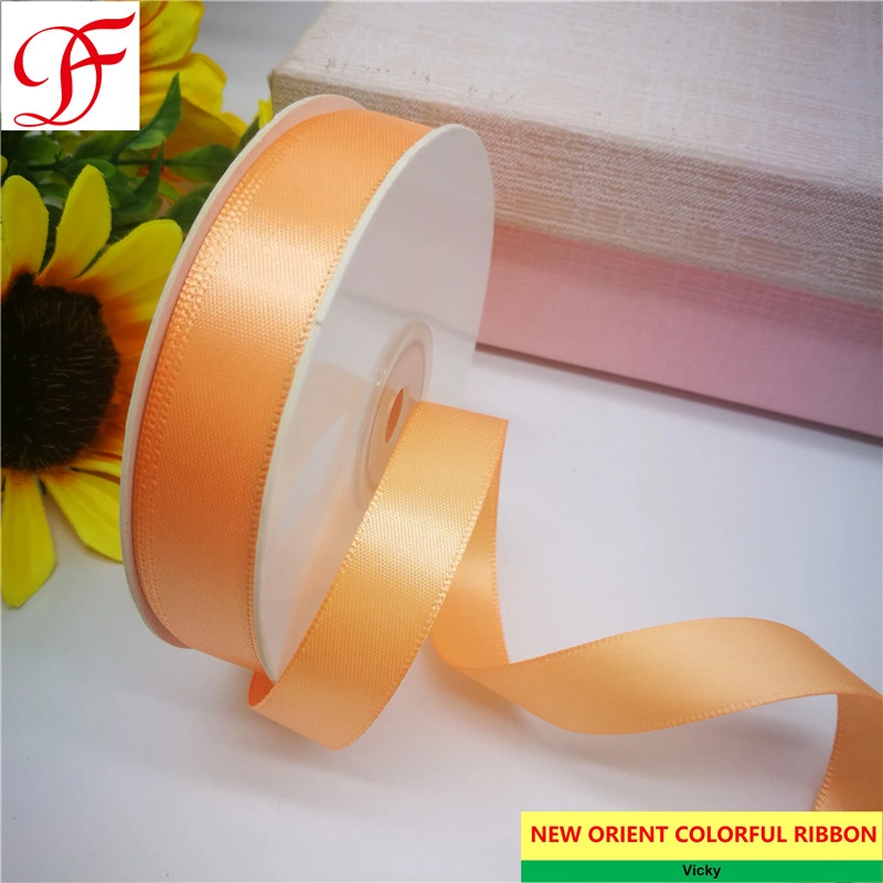 Glitter Printing Satin Ribbon Double/Single Face Gingham Metallic Velvet Ribbon for Gifts/Packing/Xmas