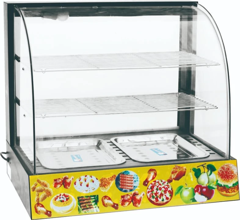 Commercial Restaurant Equipment Glass Food Warmer Display Showcase/Showcase Display/Display Showcase Table