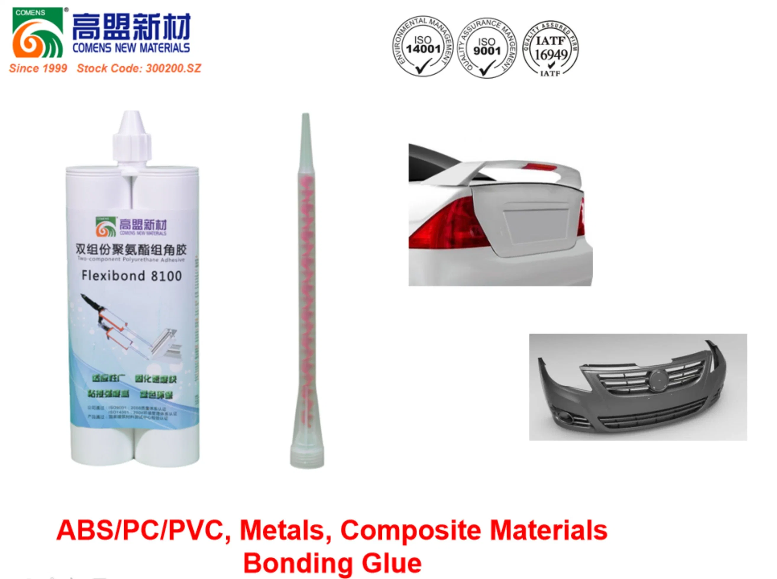 Two-Component Polyurethane Adhesive for Gluing Fibrous Molded Parts