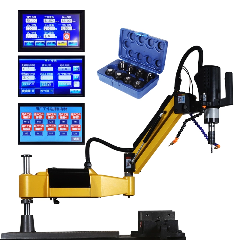 Investigación y desarrollo independiente PLC CE máquina de roscar automática