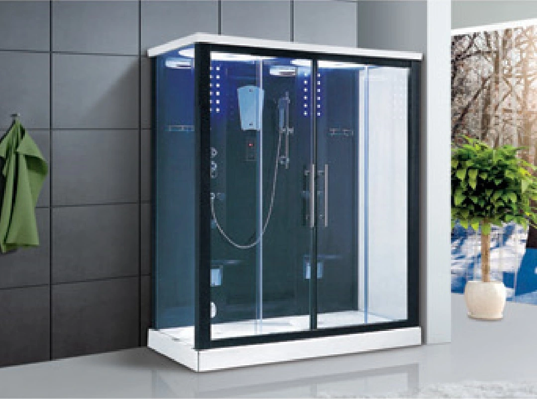 3 Person with Transom Windows Shower Wet Steam Room Steamroom