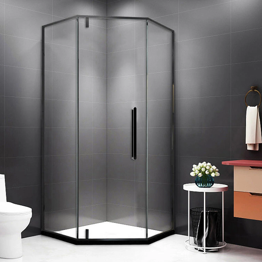 Qian Yan Sliding Glass Shower Doors China Luxurious Frameless Shower Swing Cabin Manufacturers Wholesale/Supplier Breathable 304 Ss Luxury Shower Over Bath