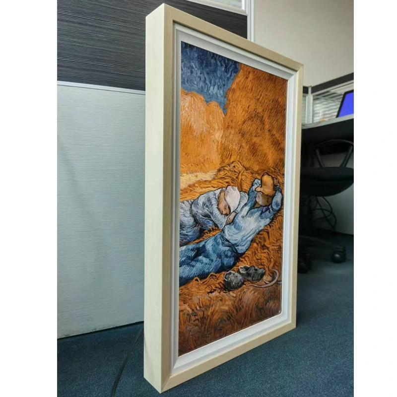 Ads Private Art Gallery Exhibition Work Smart TV Frame Digital Museum Anti-Glare Matte LCD Digital Photo Frame