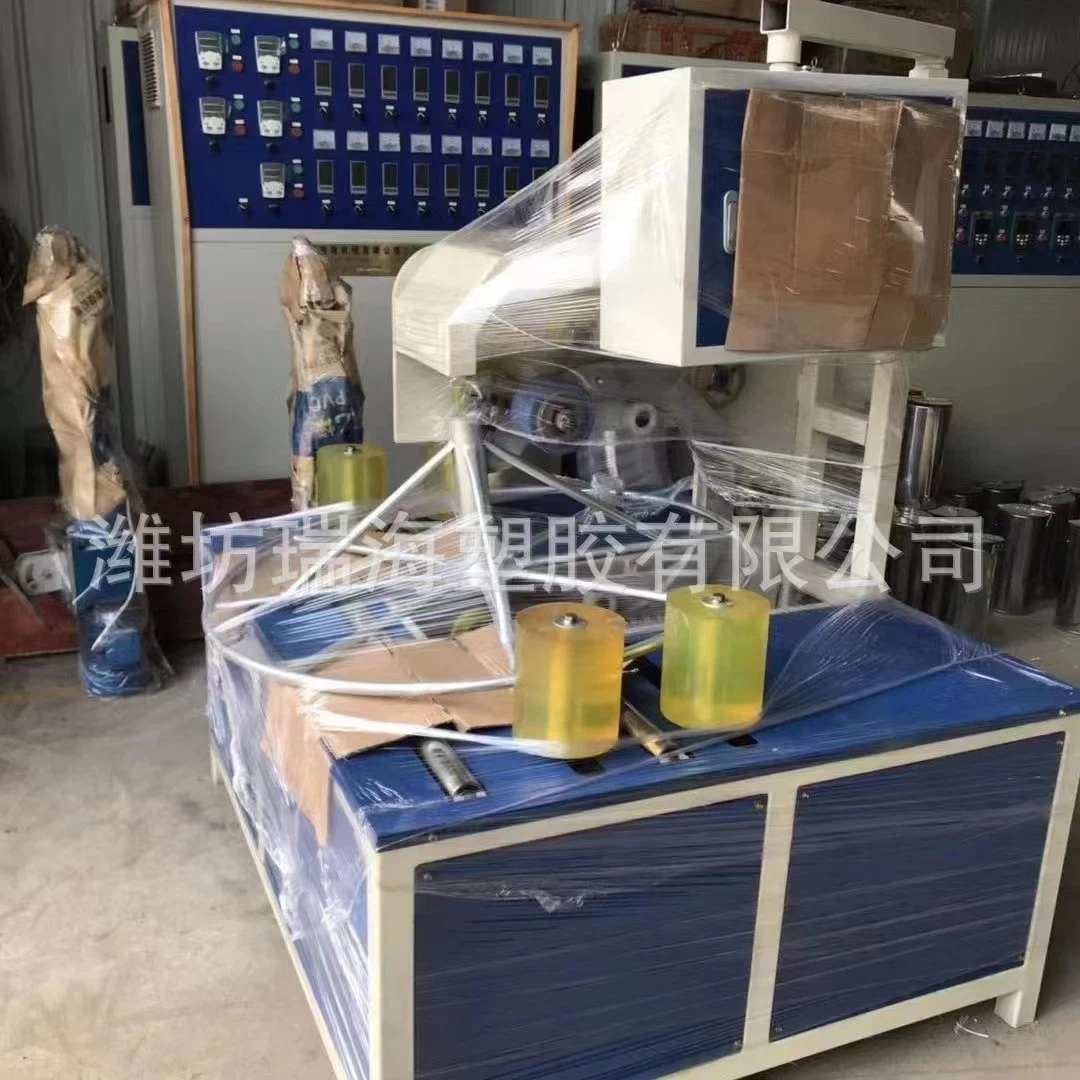 Twin-Screw Extruder PE PVC PP Hose Threading Tube Plastic Pipe Drawing Machine