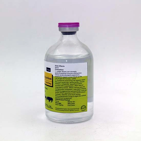 Injecção de sulfato de atropina drogas animal 1mg