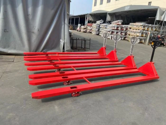 Original Factory Extra-Long Fork Length Forklift 2000kg Hand Pallet Scale Truck