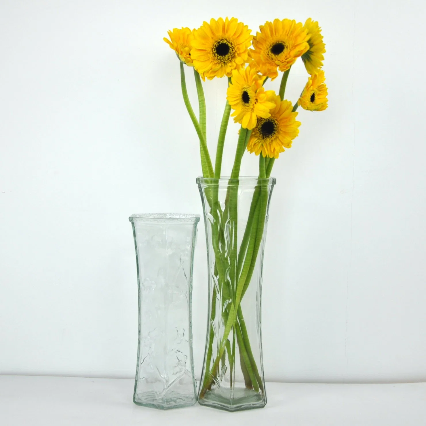 Transparent Glass Vase for Wedding Decoration