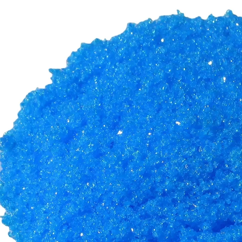 Bleu poudre cristalline de qualité industrielle monohydraté CuSo45H2O vitriol de sulfate de cuivre