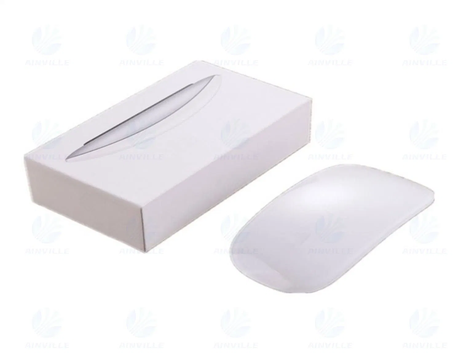 Bt Ultra Slim Portable Wireless Arc Touch Sensitive Magic Mouse for Appl Mac Laptop Android Windows