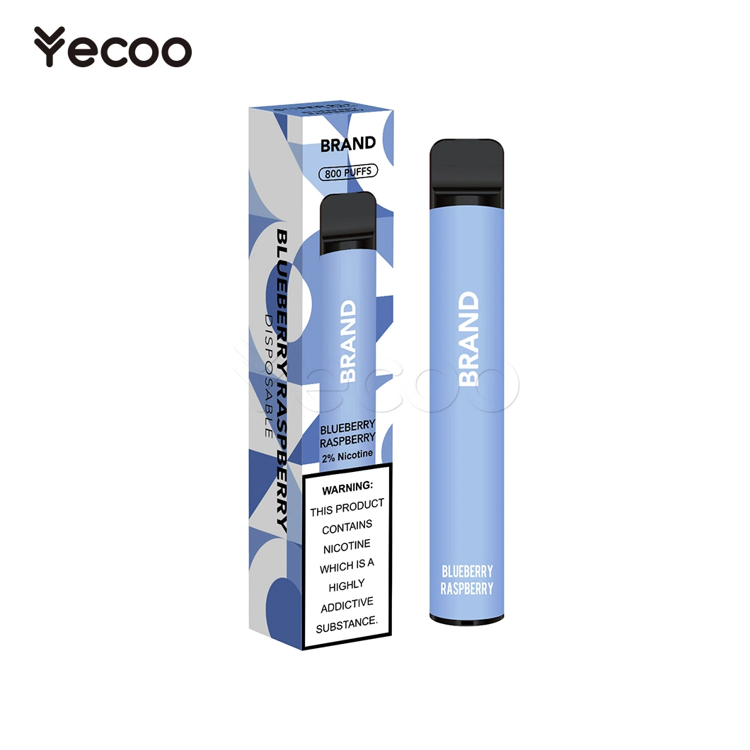 Yecoo Electronic Cigarette Vape Pen Wholesale/Supplierr Electronic Smoking Device China S2 16 600-800 Puffs New Disposable/Chargeable Electronic Cigarette