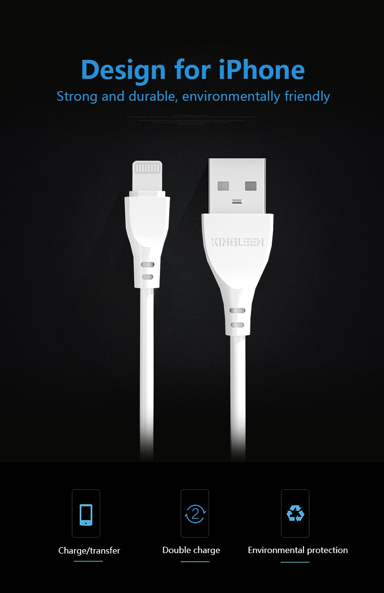 1000mm TPE Round Data Cable Fast Charging Lightning Low Price Big Advatage Kingleen Store Top Selling Item K28 Series