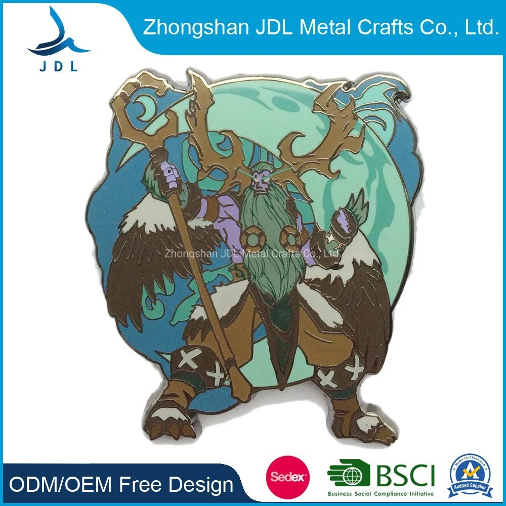 Factory Wholesale/Supplier Metal LED Hot Sale Federation Lapel Pin/Badge (395)