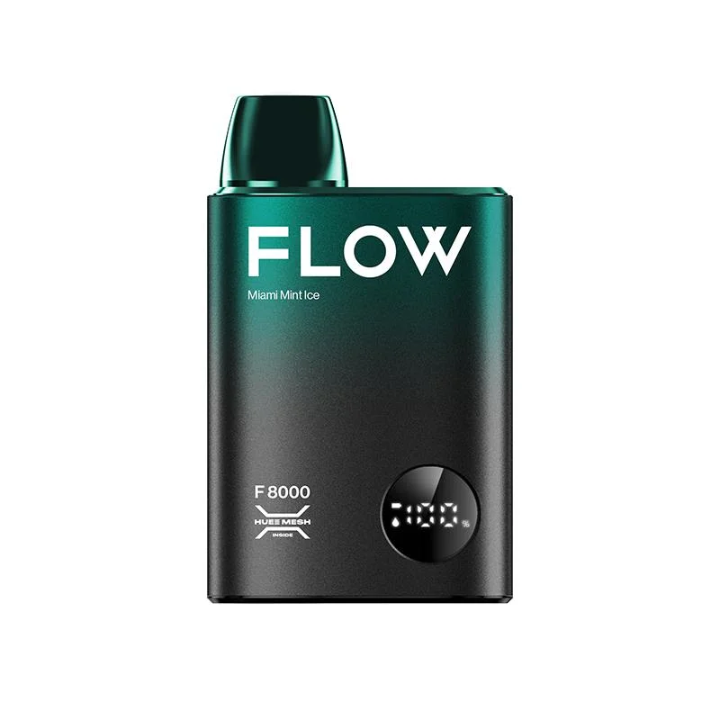 Latest Hot Sale Flow F8000 Disposable/Chargeable Electronic Cigarette 2% 5% Nicotine Smart LED Digital Display Disposable/Chargeable Vape Pod Box