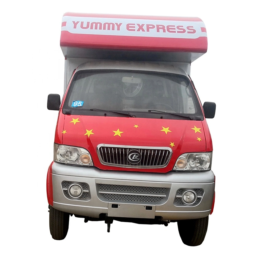 Outdoor Mobile Kitchen Fast Food Truck with Cooking Equipment for Selling Hot Drink and Food on The Street