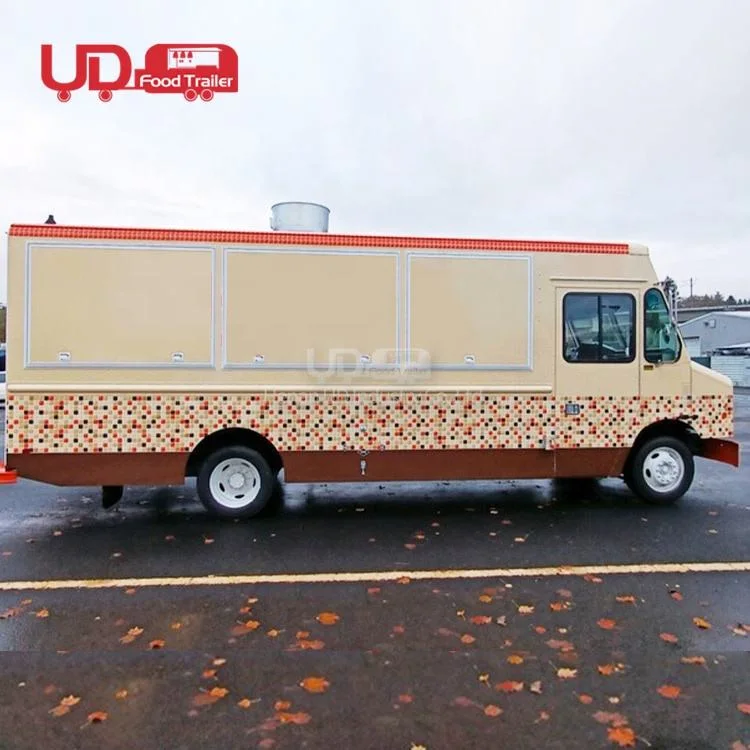 Ud Hot Sellers Carro de la calle Estación de barra Móvil Acero inoxidable Camión de comida con cocina completa