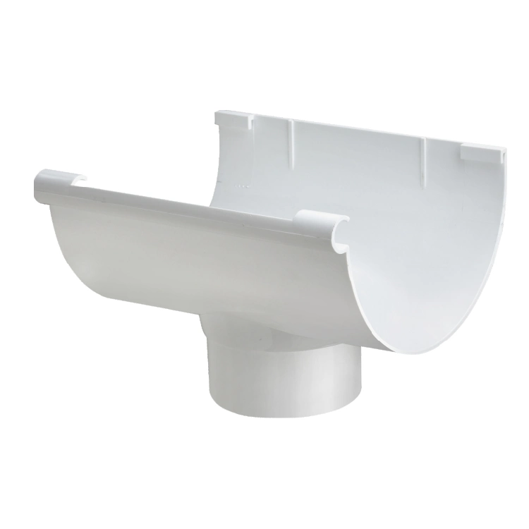 UPVC Rainwater and Gutter Fittings Pipes DIN Standard Fittings Flow Tee