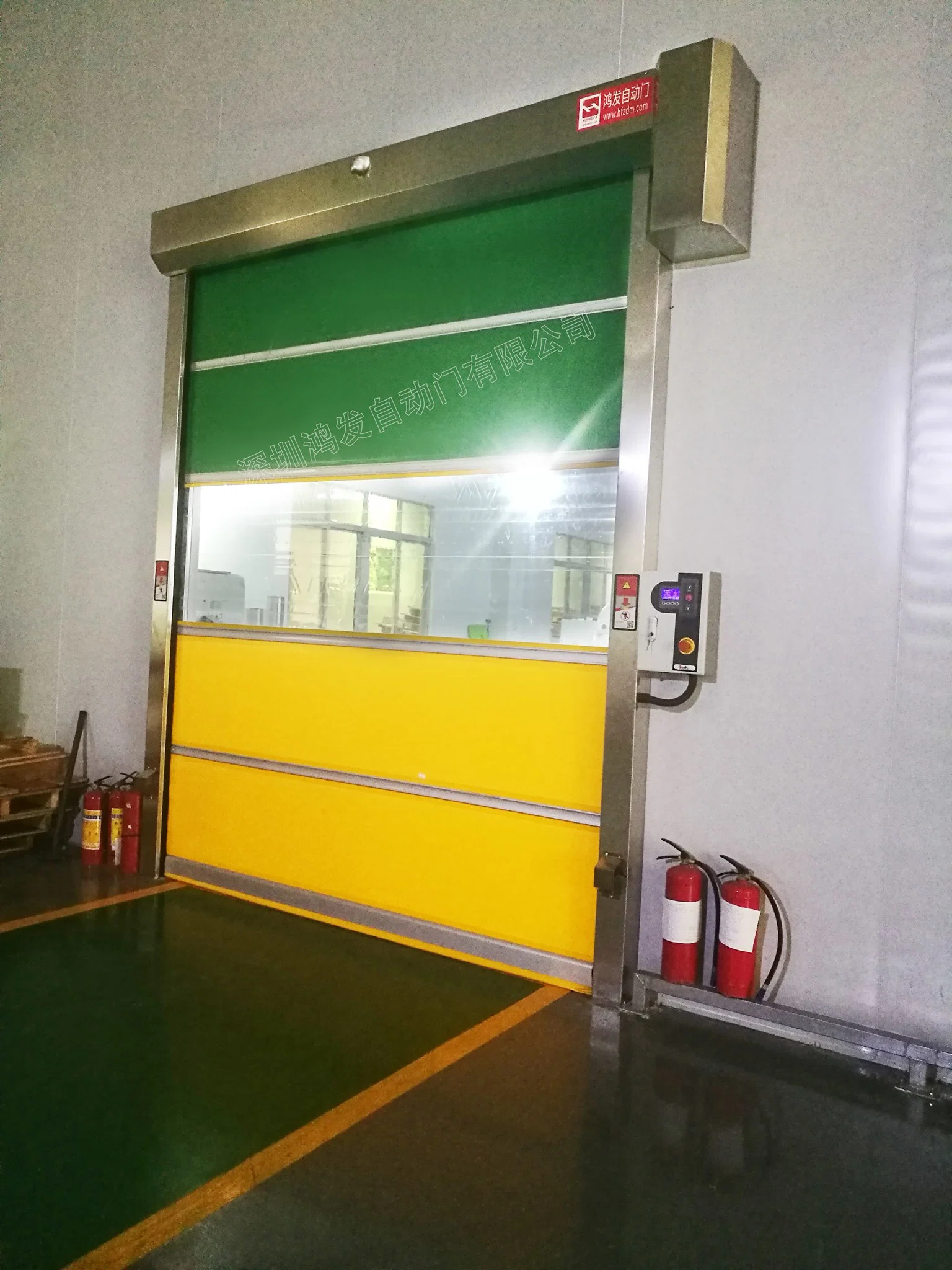 Industrial Electric PVC High Speed Roll up Door Automatic PVC Fast Speed Rolling Door