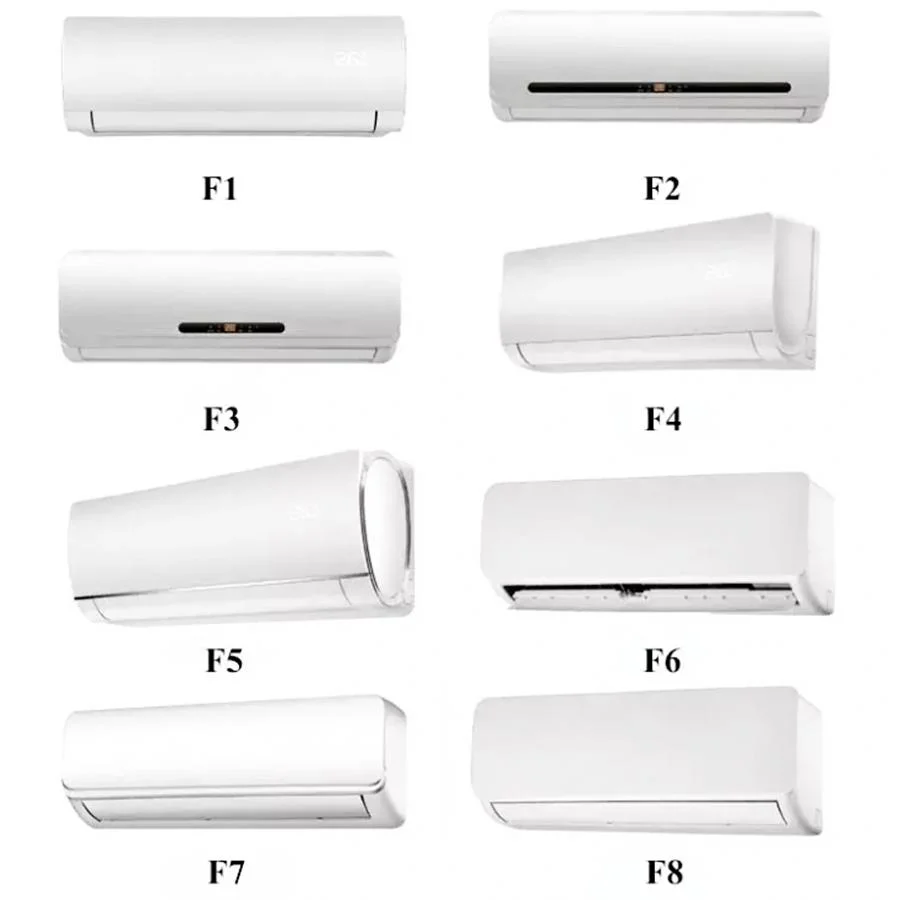 Climatiseur séparé pour appareils domestiques 9000/12000/18000/24000/30000BTU avec nettoyage automatique