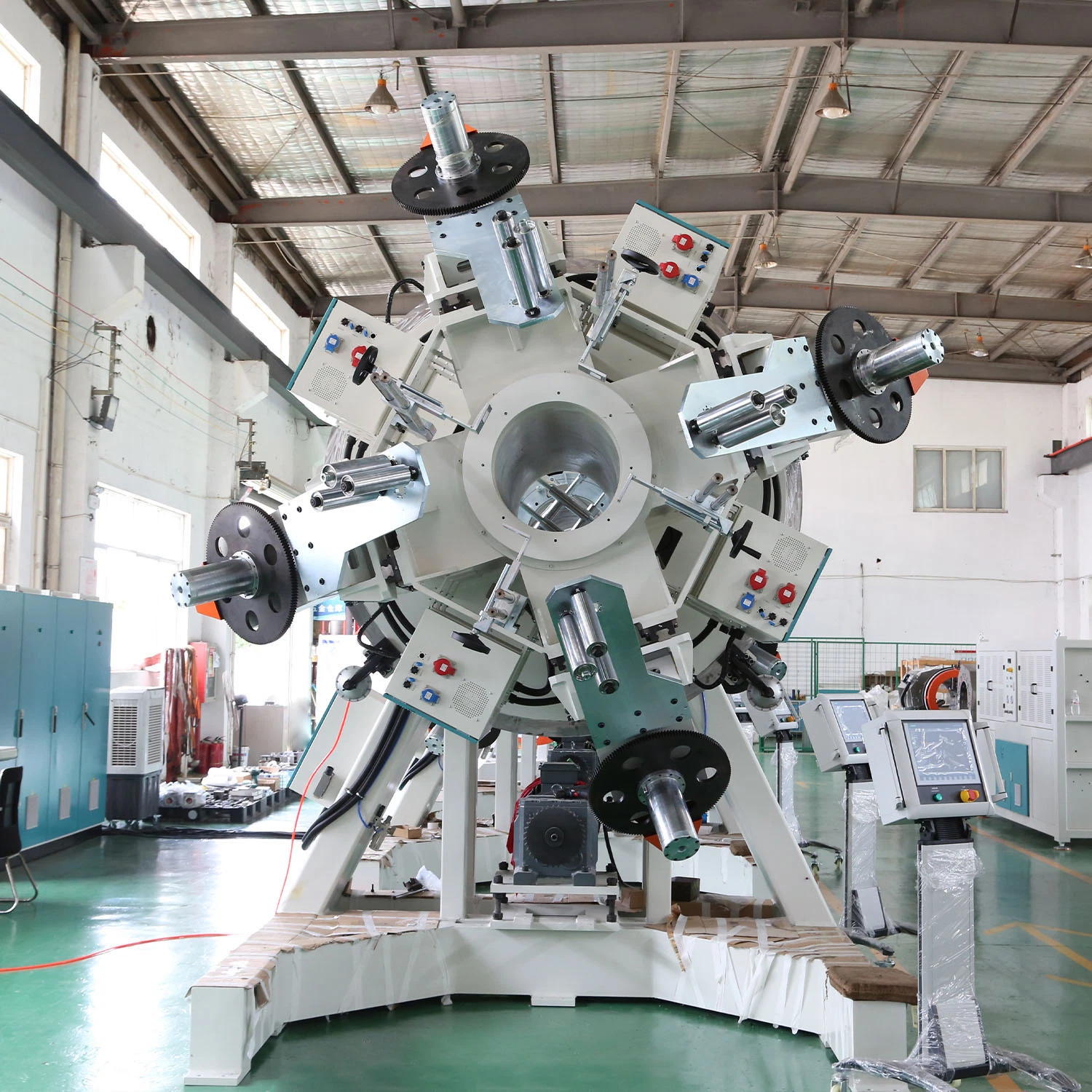 Tube Extrusion Production Line for Plastic PE HDPE LDPE PPR Rtp Pipe Supplying Water Gas Oil