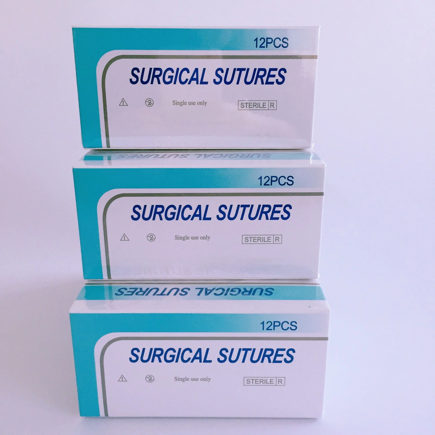 Medical Absorbable Non-Absorbable Surgical Sutures with Needle Polypropylene Sterile PGA Pdo Silk Nylon Catgut
