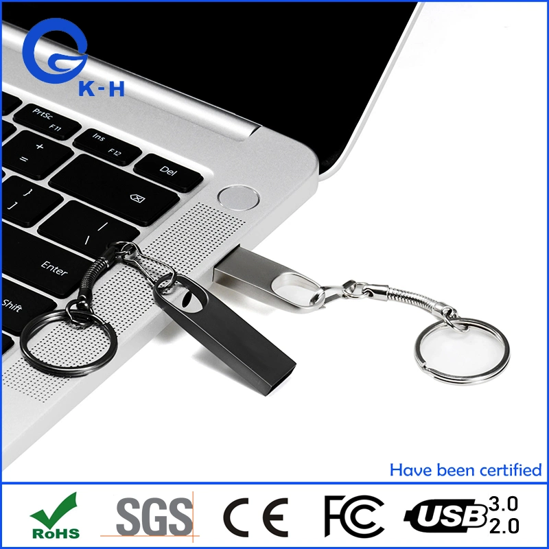 Mejor venta de memoria Flash Mini Metal USB 2,0 3,0 para Regalo de la compañía