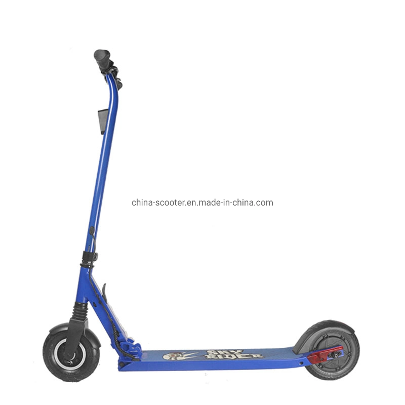 Dos ruedas de empuje eléctrico plegable monopatín Scooter (MES-003) con batería de litio