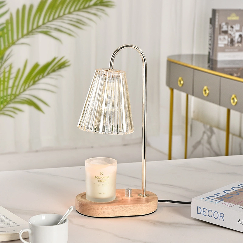 La decoración del hogar Hotel Electric velas aromáticas Warmer regulable Lámpara de mesa Ajustable de fusión de cera de lámparas para tarros