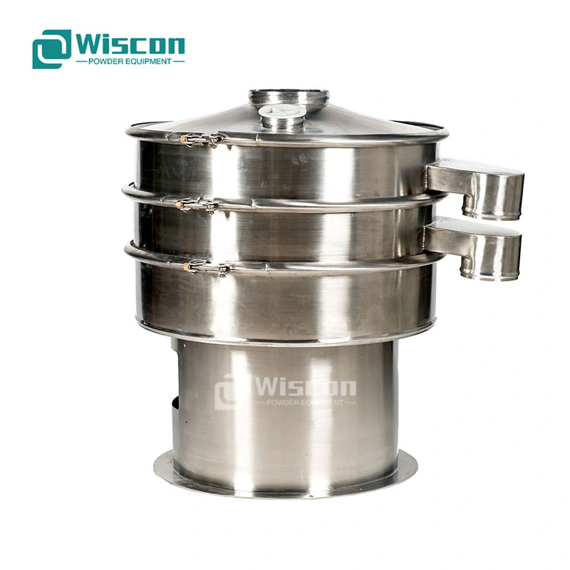 Ceramic and Metallic Powders Round Ultrasonic Vibro Sifter Equipment