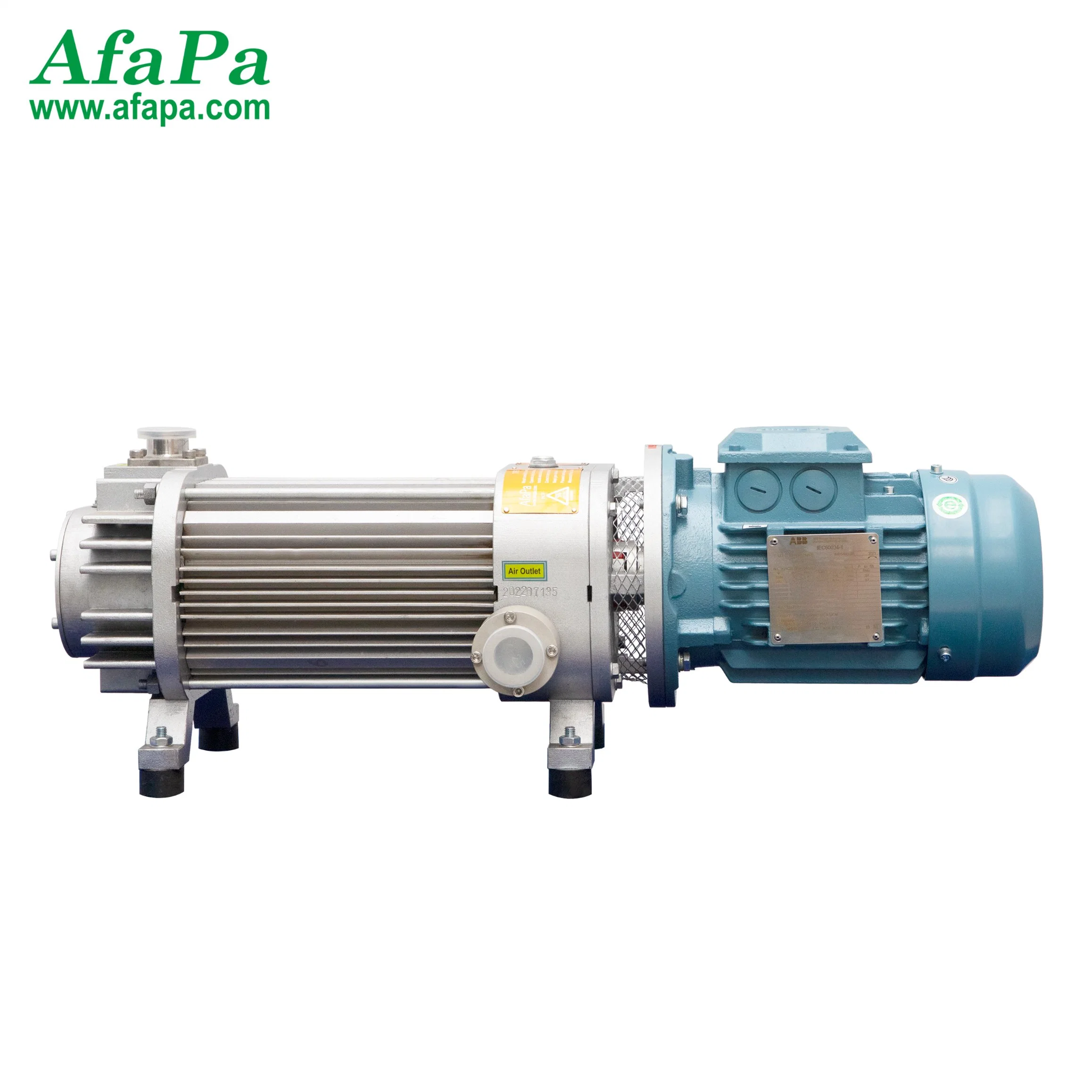 1.1Kw 20m3/h Air Cooled Dry Oil Free Screw Vacuum Pump for Lab Vacuum Distillation