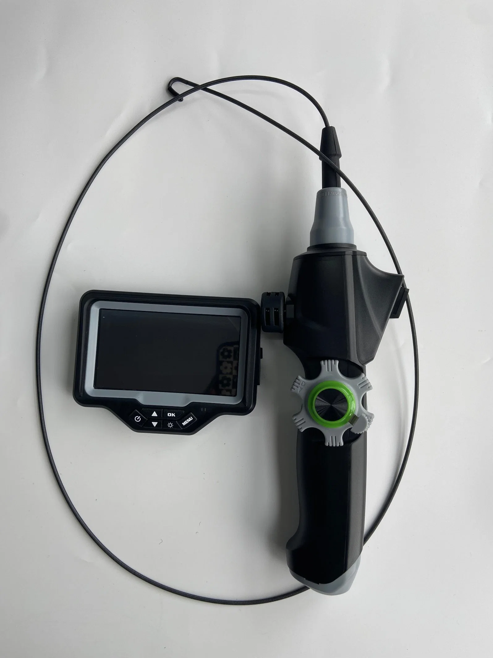 Endoscope caméra portable 7,5 mm tube vidéo numérique LCD 4.5 pouces Endoscope d'inspection de voiture pour la détection de haute température