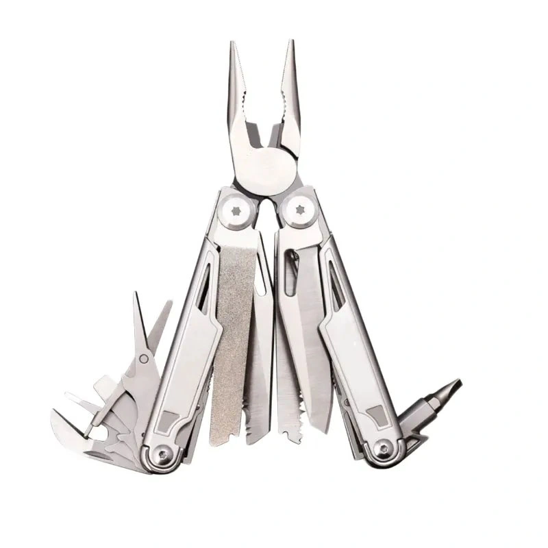 Top Latest Combination Kit Tool Mini Pocket Multi-Function Pliers with Knife Portable Folding Stainless Steel Pliers for Camping Hardware Tool Set