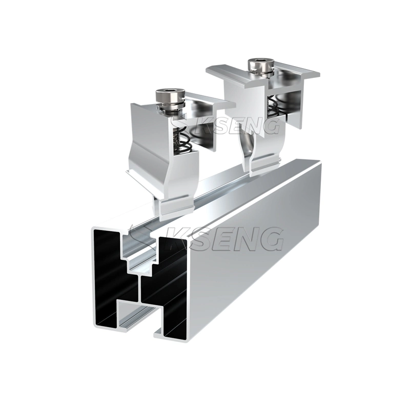 High Efficient Installation Aluminium Solar Panel Brackets PV Tile Roof Mounting Systems