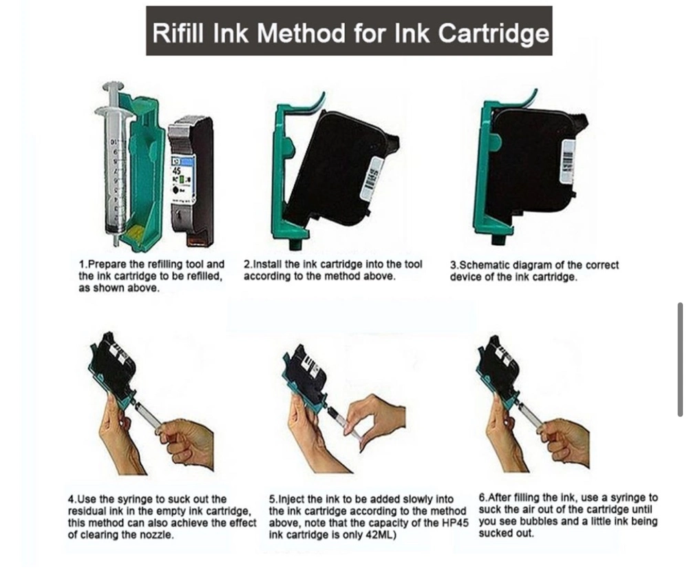 Cartuchos de tinta à base de solventes impressora jato de tinta TIJ 2.5 Inkjet Handheld Impressora de códigos