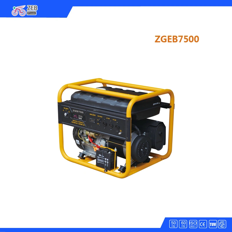 6kw Single Phase Tri Fuel Gasoline/Natural Gas/LPG Generators with Honda Zgeb7500e