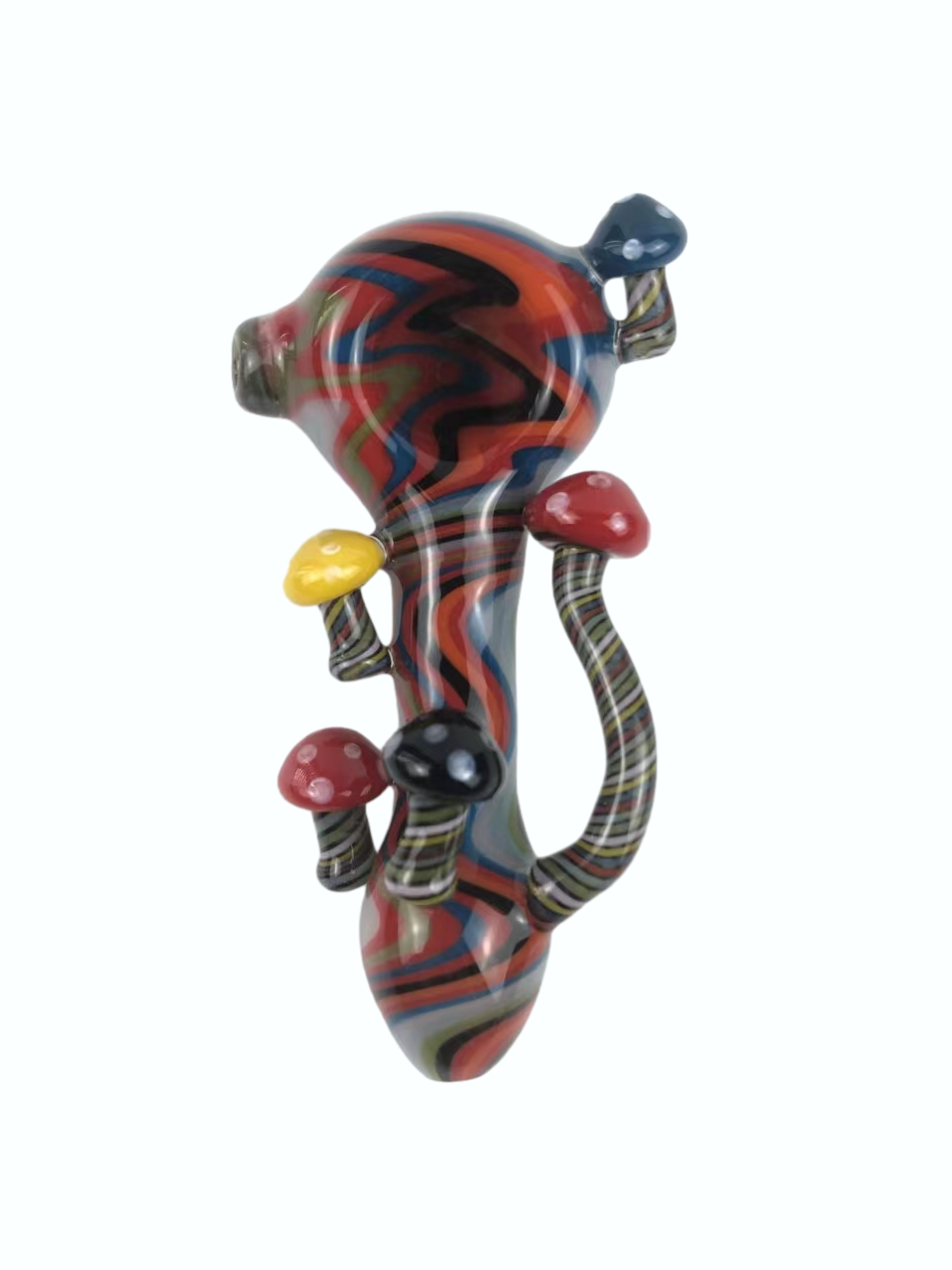 5 Inches Spoon Glass Handpipe Honeycomb Screen Heady Colorful Smoking Accessories High quality/High cost performance 