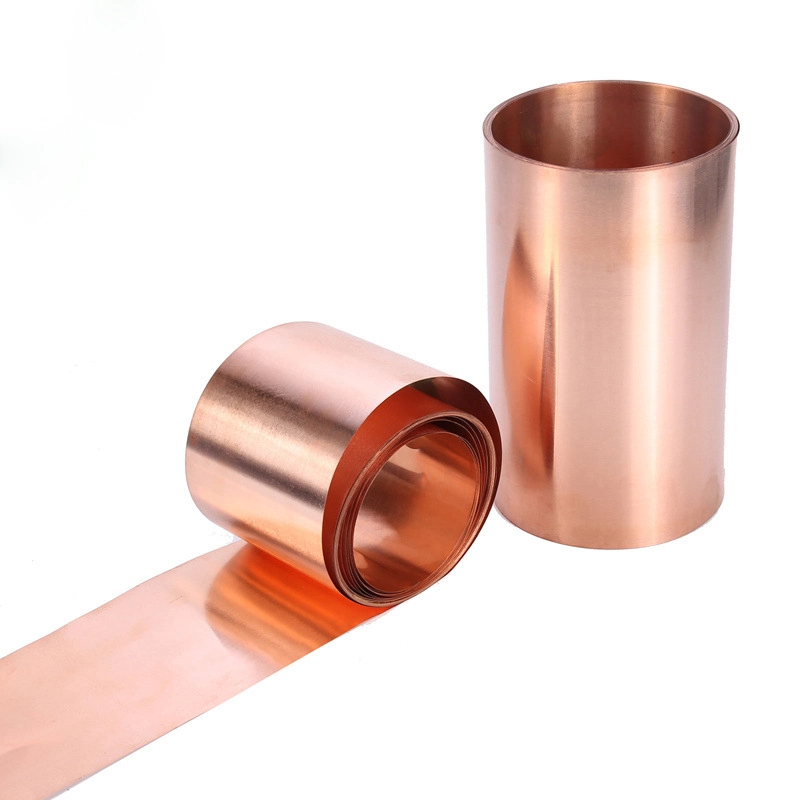 High Quality Pure Copper 99.99% C1100 Copper Coil Copper Strip for Conductive Electrode