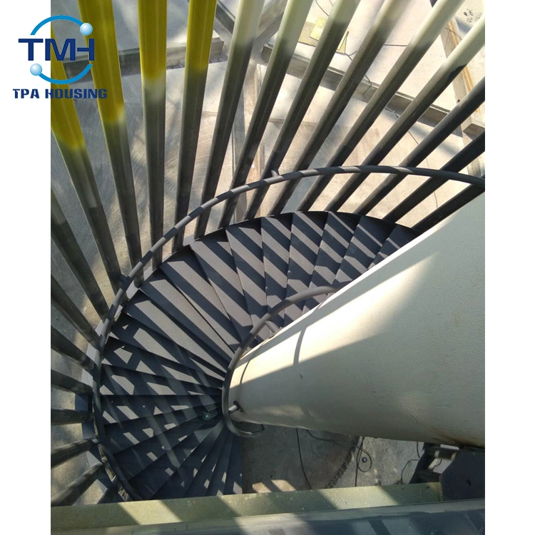 Customized Design Steel Structure Spiral Staircase for Steel Building