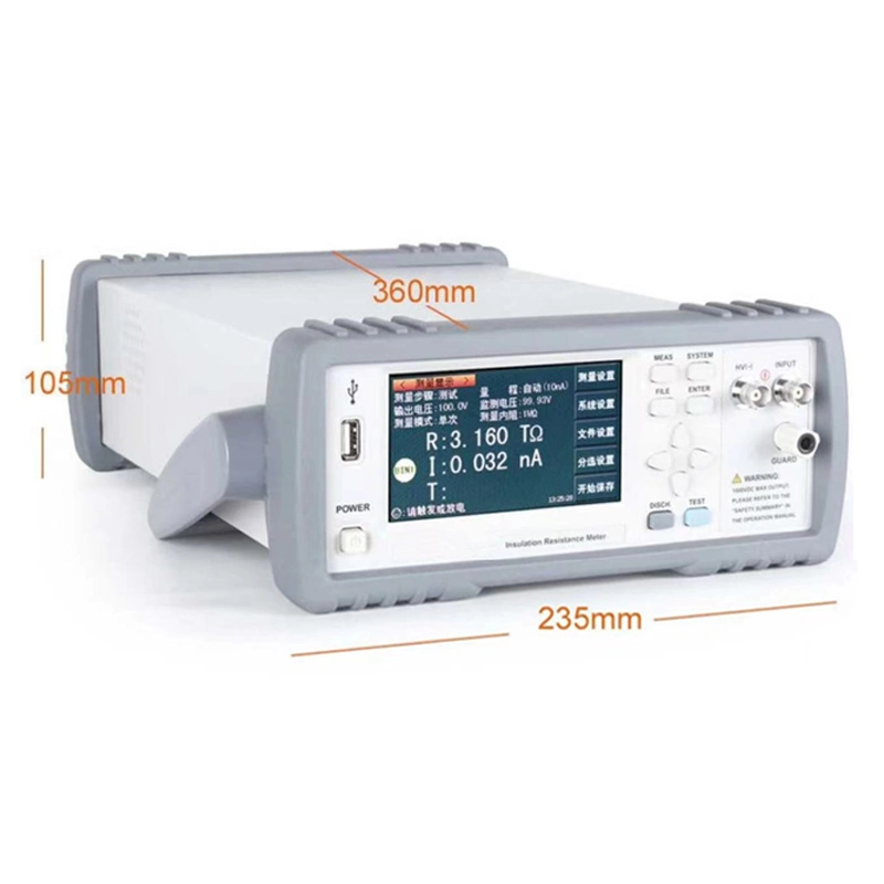 Screen Display Insulation Resistance Meter